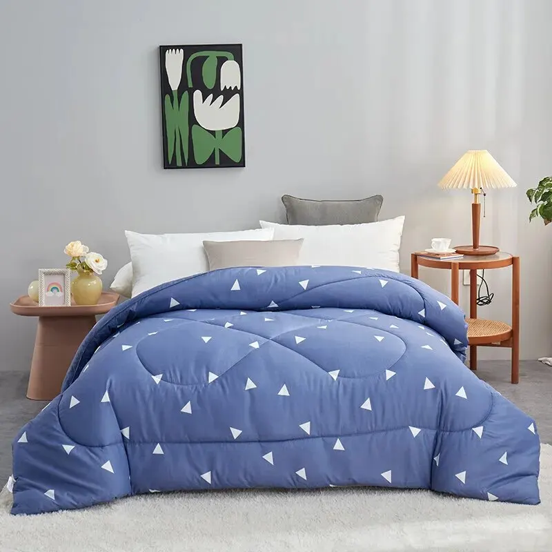 

Thickened Spring Warm Autumn Quilt Warm Bedding in Autumn and Winter The Four Seasons Polyester Fibre Quilt