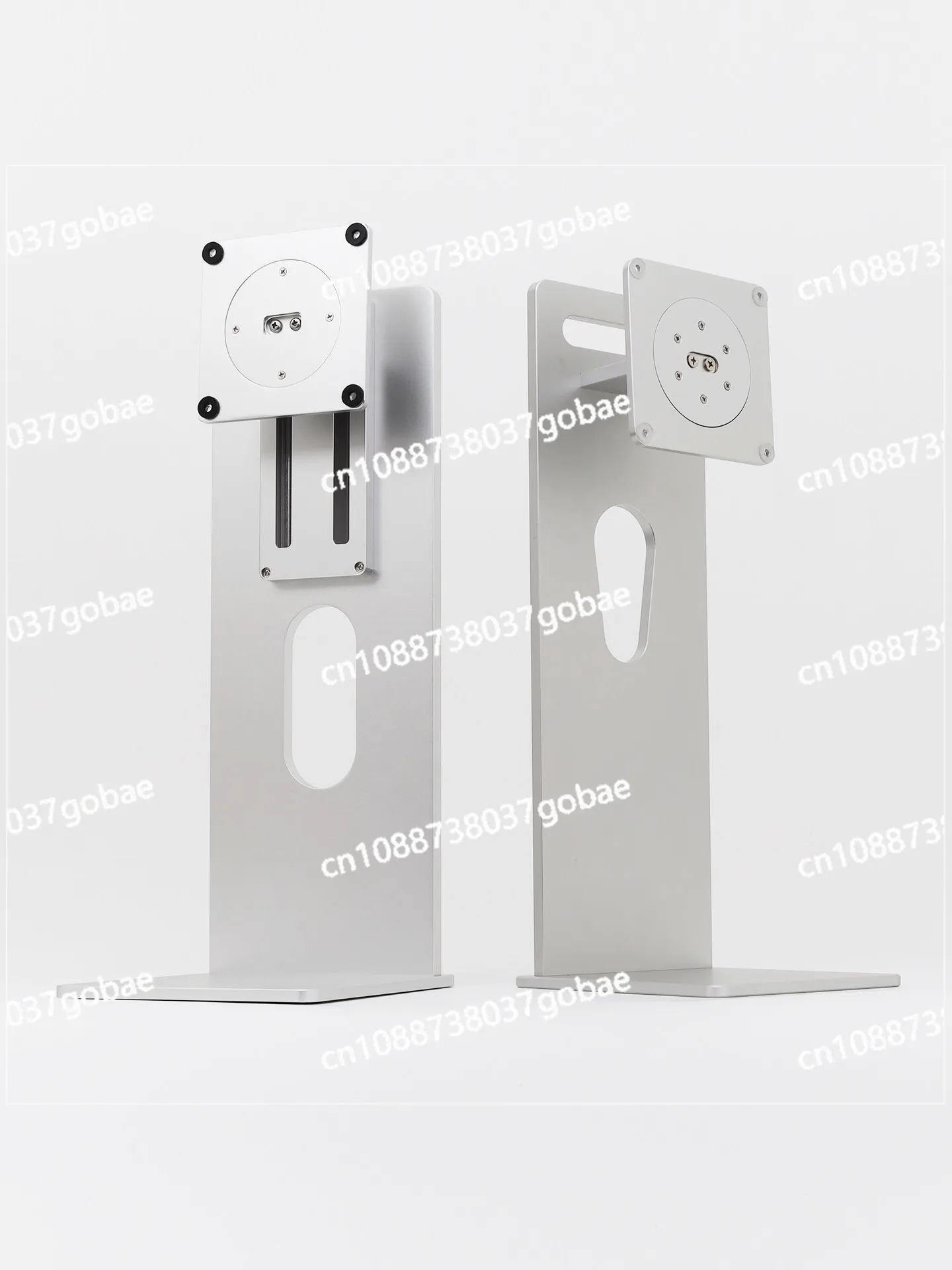 

Кронштейн для монитора из алюминиевого сплава, серебристый, вращающийся, с регулировкой высоты, для экранов 27/32/34 дюйма