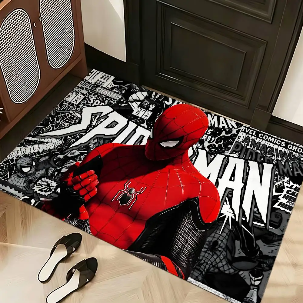 Cool-S-spider-manS Carpet Bathroom Anti-slip Mat Door Mat Home Decoration Mat Entrance Door Mat Scratch-resistant Door Mat