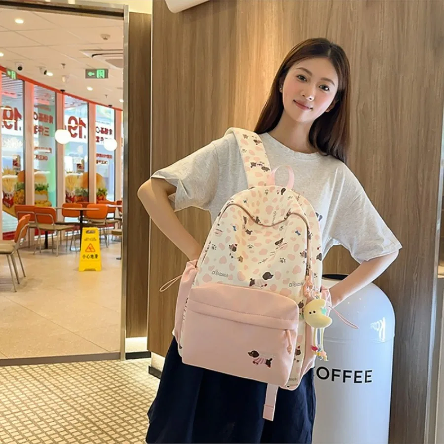 New high-color value Mori aesthetic small fresh sweet girl child backpack Japanese cute aesthetic students daily shoulder bag