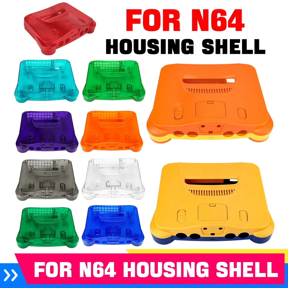 Coque de remplacement pour console de jeu rétro 11 COULEURS pour accessoires de console de jeu N64