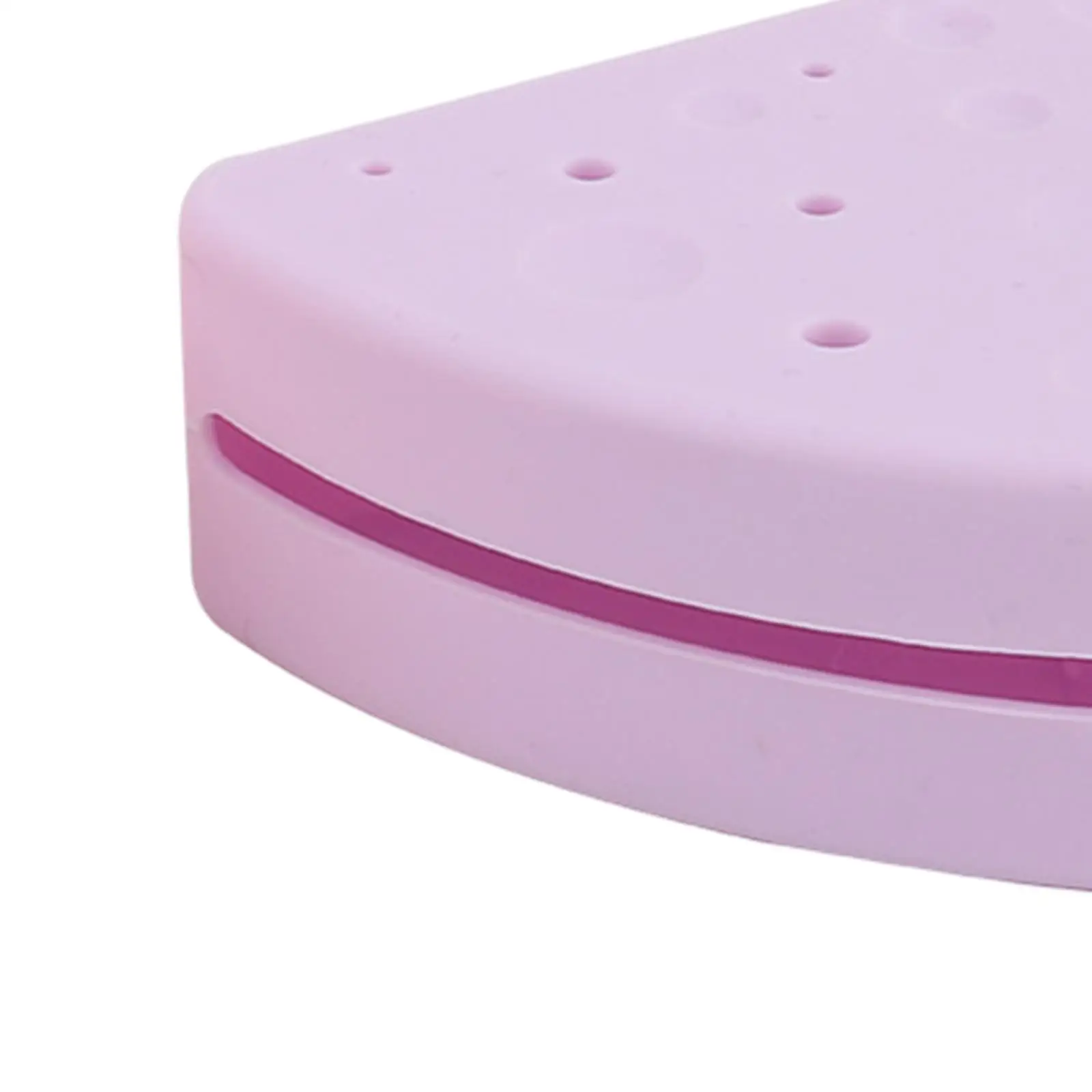 4 estuches triangulares para esponjas de maquillaje/estuche para esponjas de maquillaje/estuche portátil, transpirable, lavable, compacto y bonito