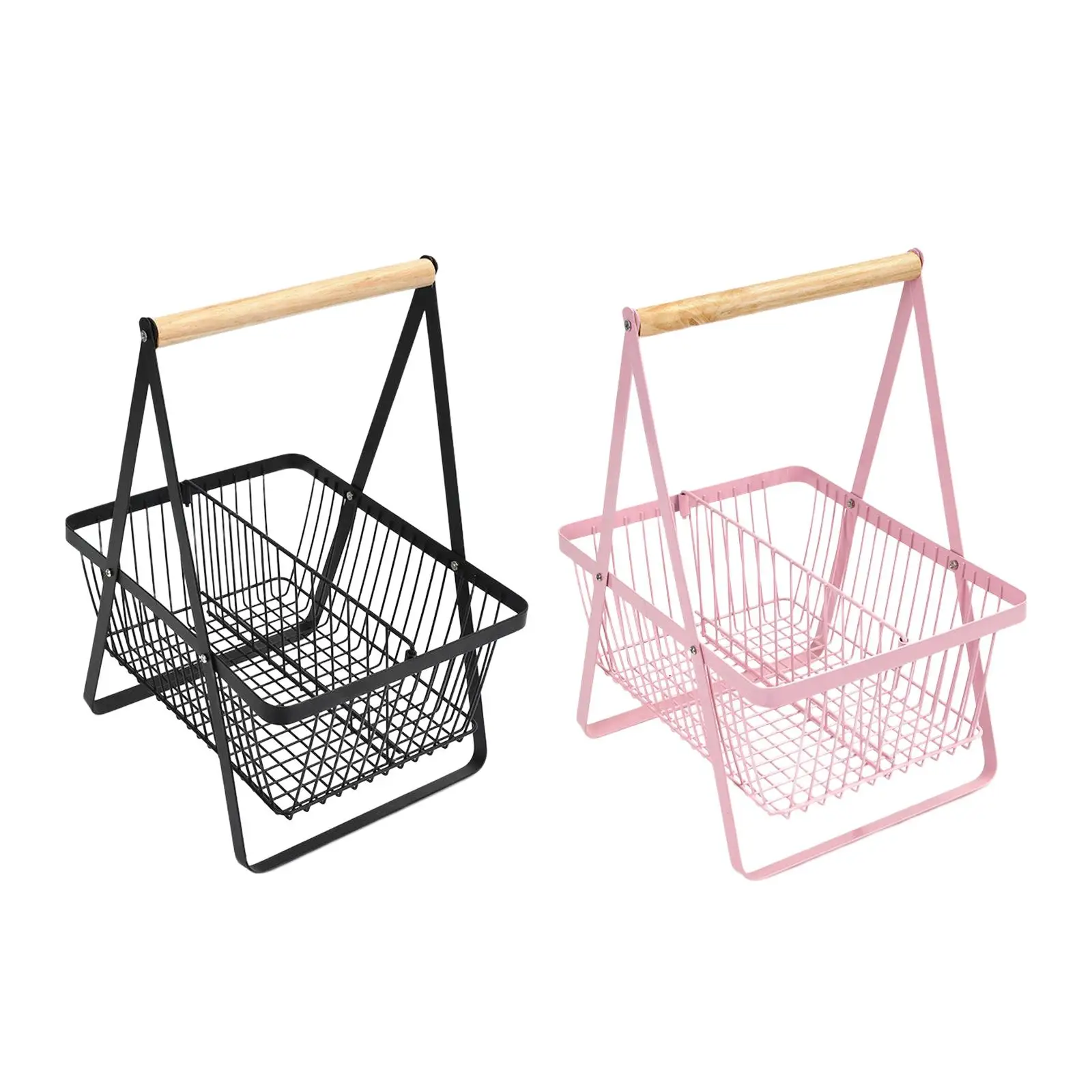 Snack Bread Basket Garden Tool Storage Tabletop Organizer Free Standing Quality Hollow Wire Basket for Garden Dining Tables