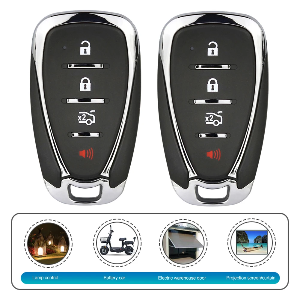 

315MHz/433MHz Clone Remote Control Replacement Remote Control Duplicator 4 Keys Key Duplicator for Electric Car/Garage Door