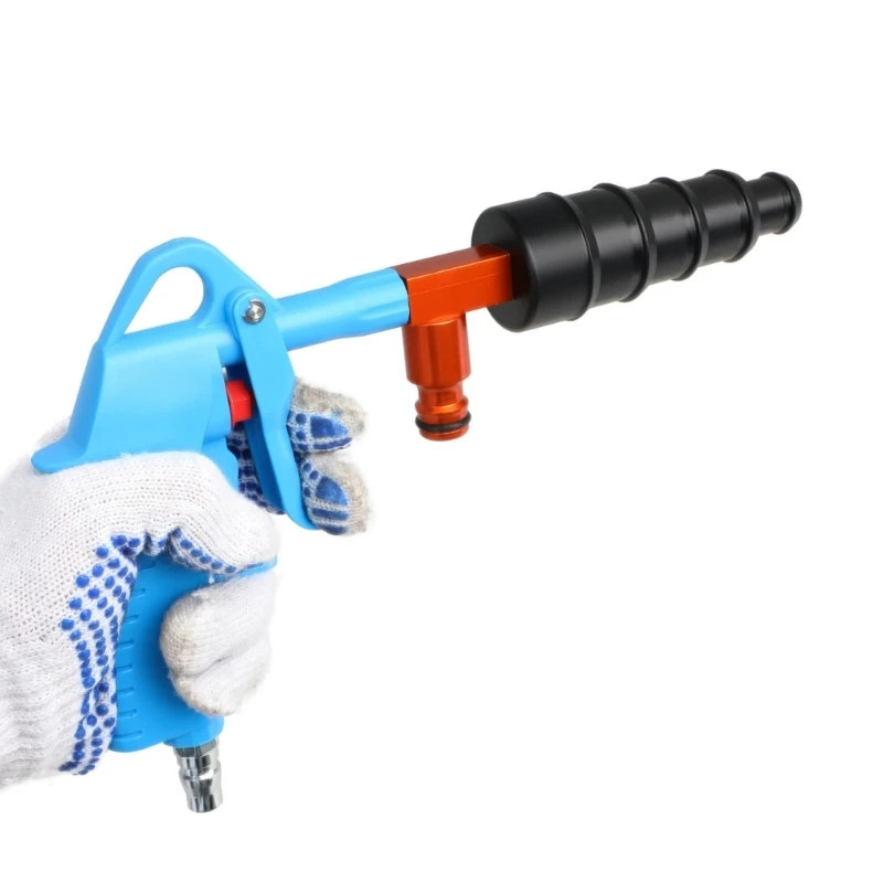 Automotive Coolant Flush Tool, Grip Handle, Stepped Adapter, Metal and Plastic Service Tool for Controlled Coolant Draining H9EE