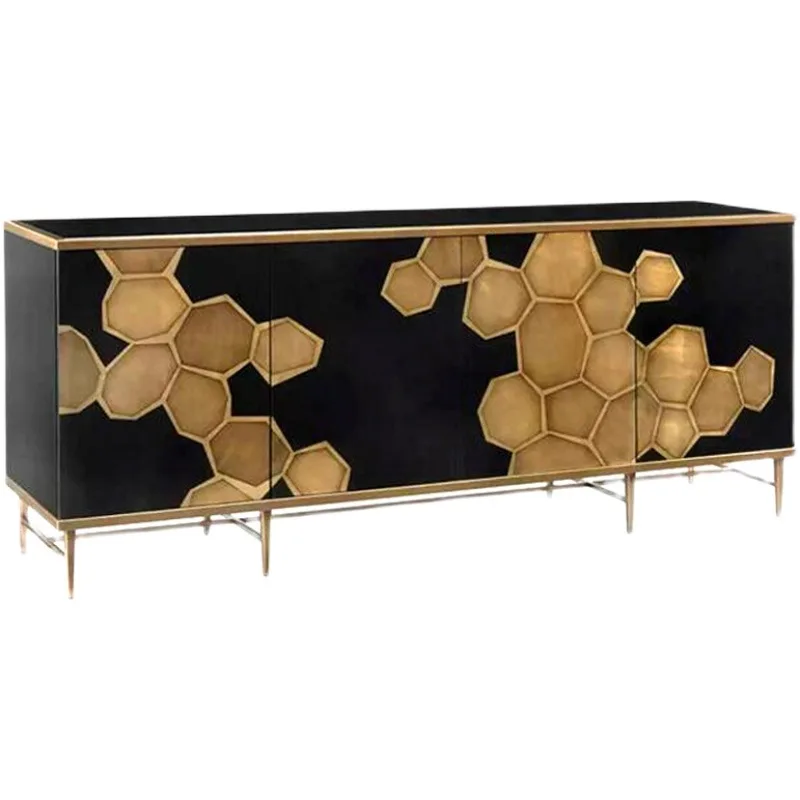 

Home shoe cabinet Entrance cabinet New Chinese-style solid wood door hall Corridor storage quality side cabinet