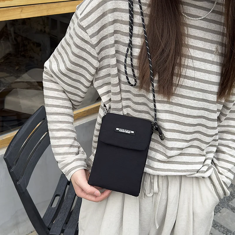 

2025 New! Upright Mobile Phone Crossbody Bag - Stylish & Casual, with Document Compartment