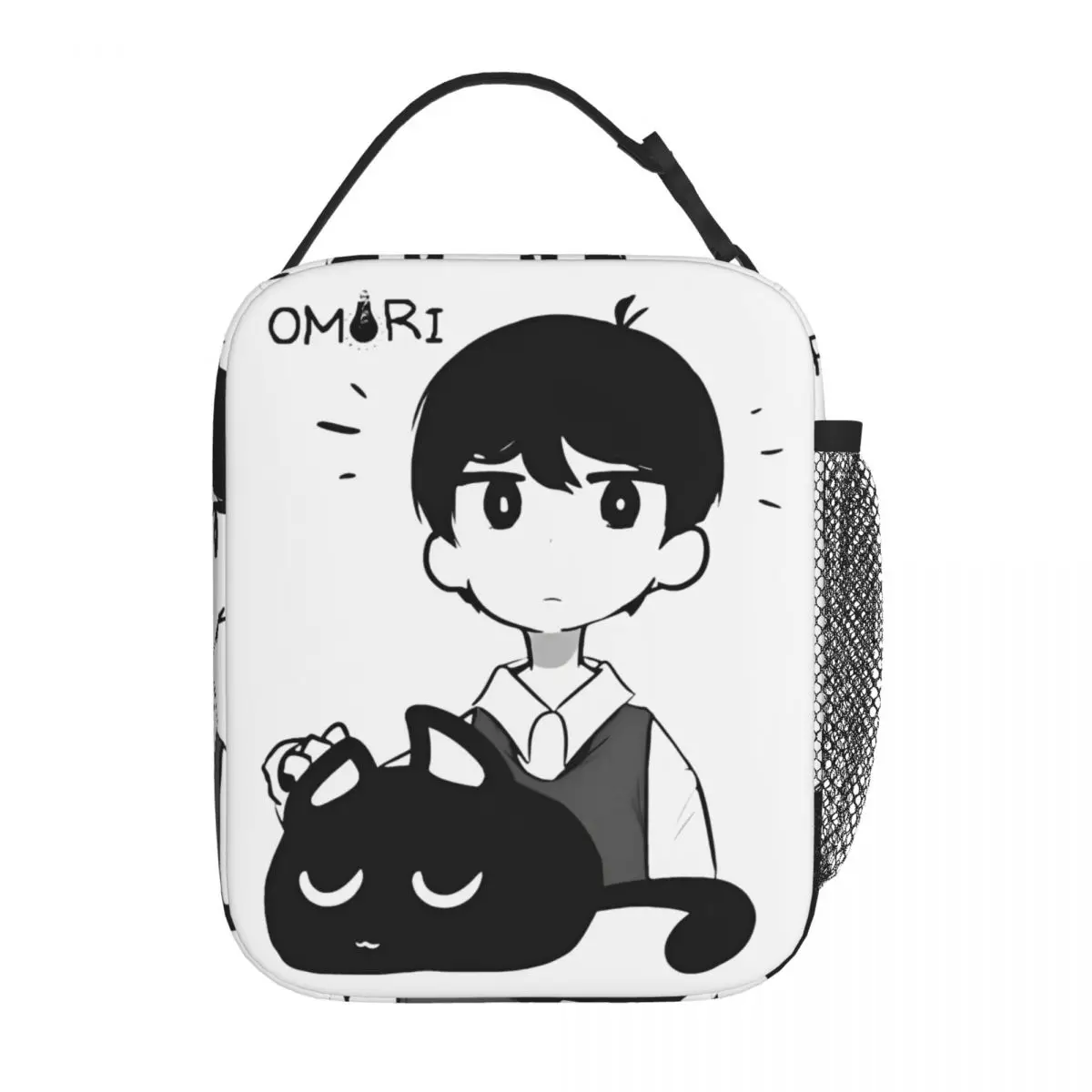 Omori Anime Game Thermal Insulated Lunch Bag for Office Portable Food Container Bags Cooler Thermal Food Box