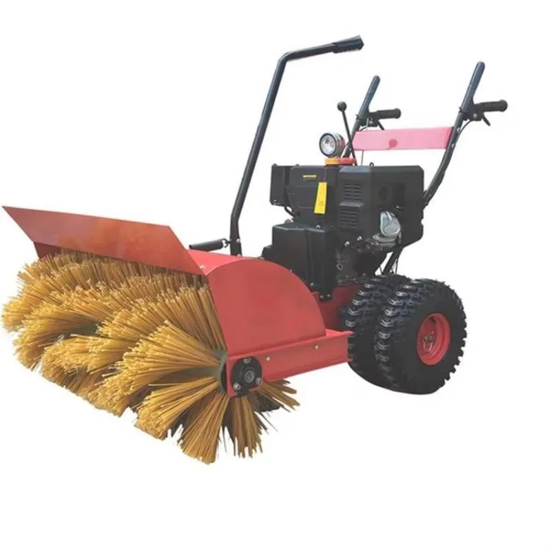 Real Canada Walkbehind Snowplow Machine Home Use Snow Plow Thrower Blower Sweeper view 3