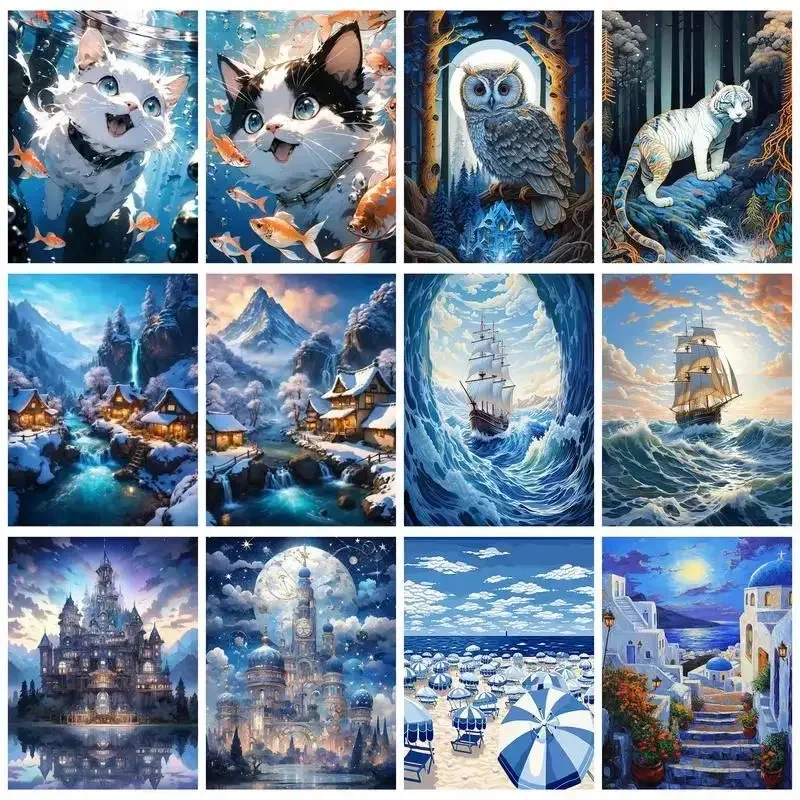 لوحة قماشية للشارع الحضري مطبوعة هدية ملصق ومطبوعات لوازم فنية ديكور للمنزل #1