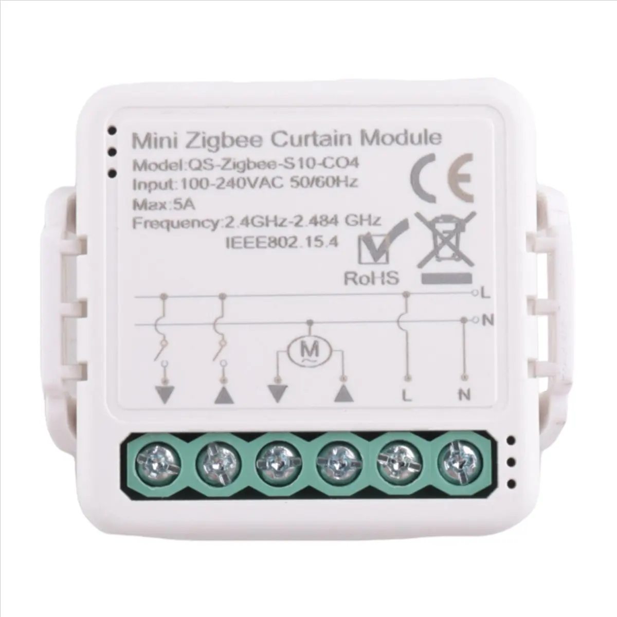 GTS Tuya Smart Zigbee Curtain Switch Module for Roller Shutter Electric Motor Smart Life APP Remote Control