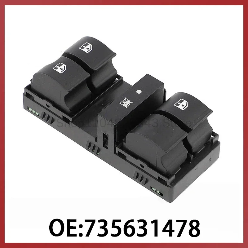 

735631478 Подходит для Fiat: Переключатель управления стеклоподъемником, кнопка управления электростеклоподъемником