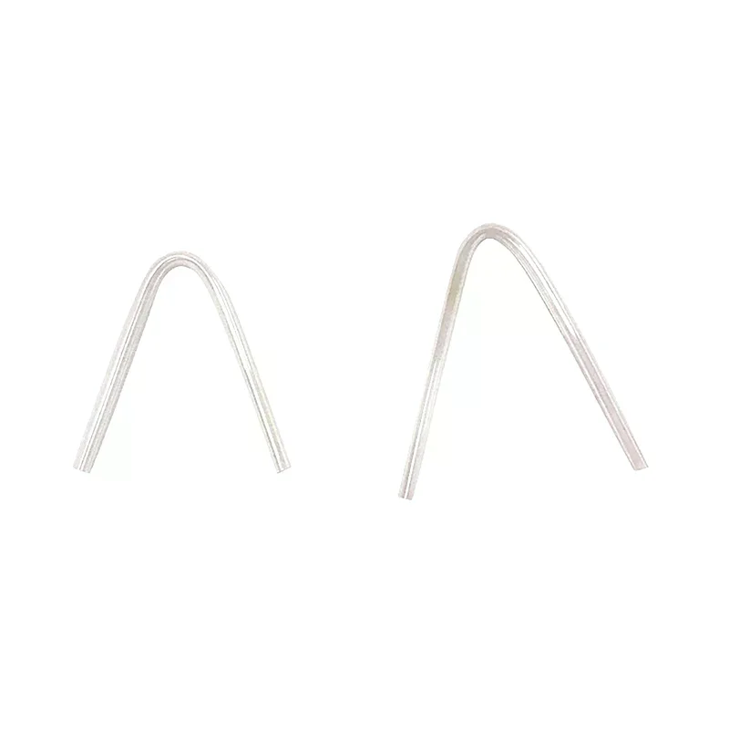 Accessory U Shape Bte Earmold Hearing Aid Bent Tubing Pvc Transparent Tube for Diy Accessories