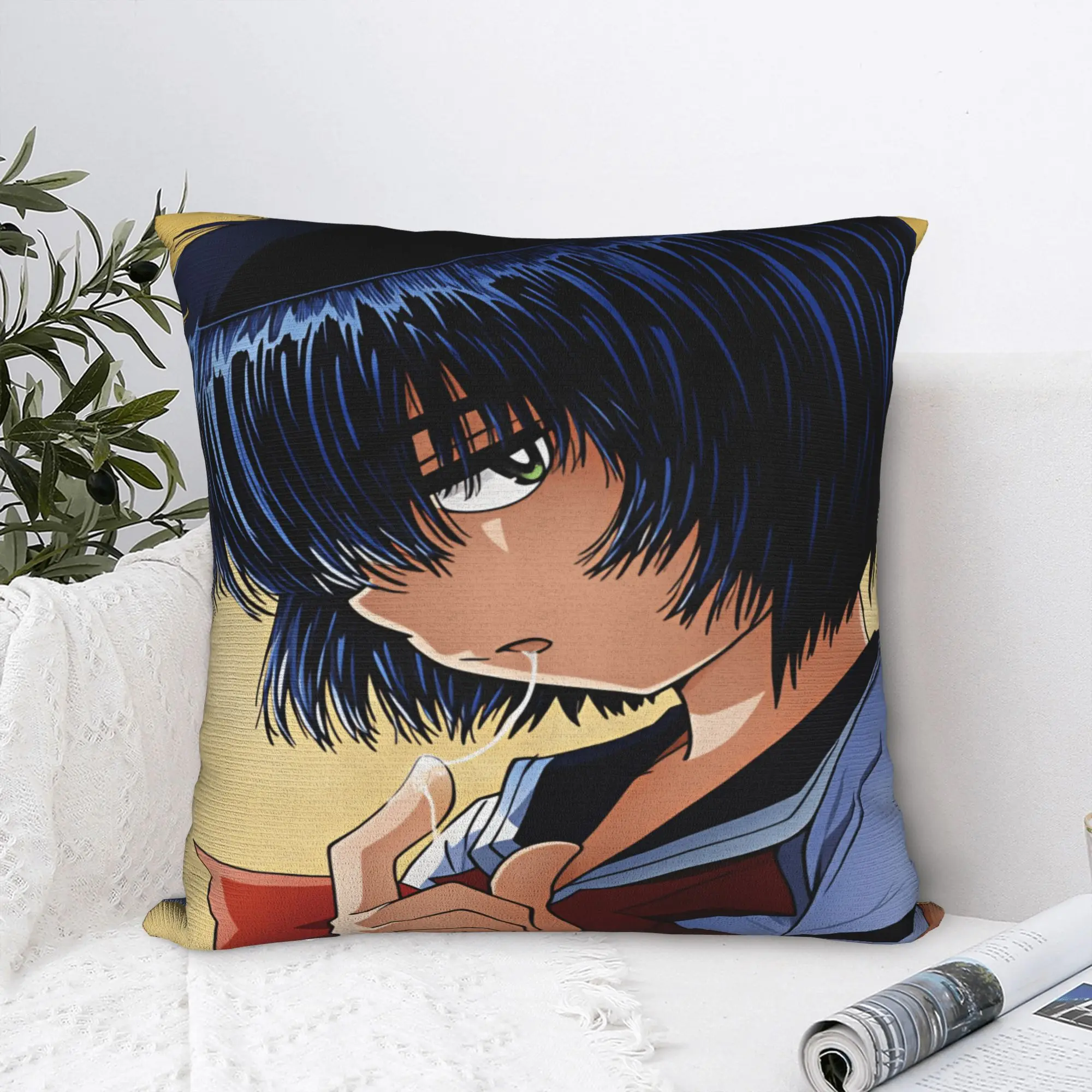 Anime Mysterious Girlfriend X Pillow Case  Graphic Pillow Cover Novelty Cushion Cover For Sofa Car Home Decor