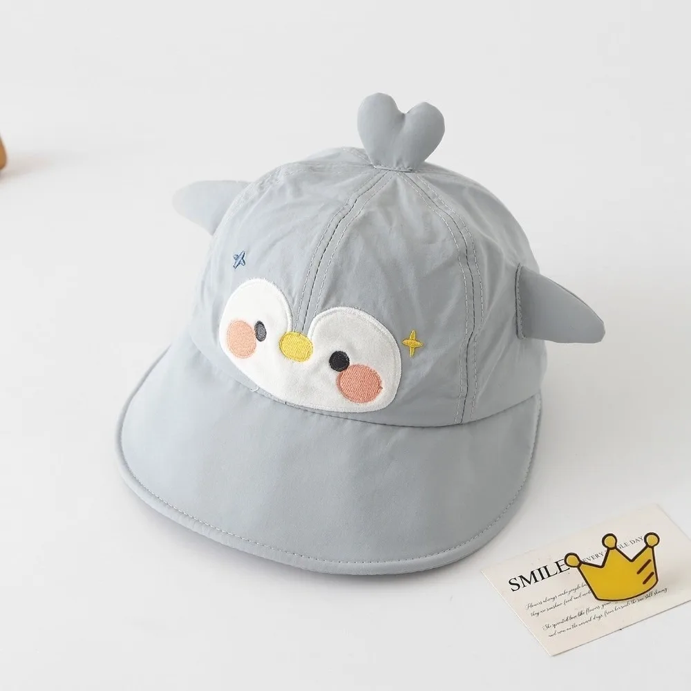 

New Cute Style Babies Bucket Hat Rabbit Bear Ear Breathable Panama Cap Quick Dry for Beach Sun Shade Hats Outdoor Use
