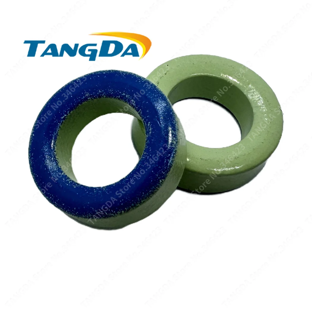 T80 52 Iron powder cores T80-52 20*12.5*6.4mm 42nH/N2 75ue Iron dust core Ferrite Toroid Core toroidal green blue TANGDA T