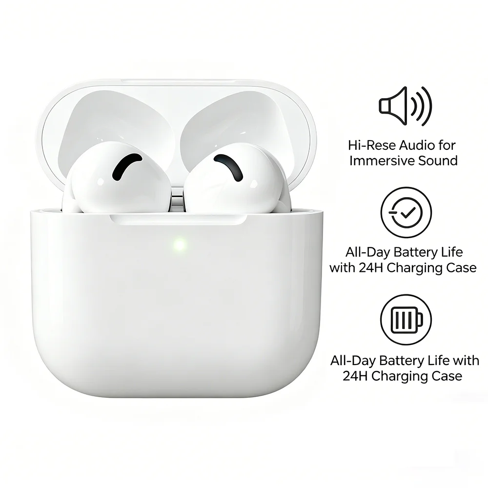 Wireless Earphone TWS Bluetooth 5.3 Earbuds Sport Headset Touch Control Headphones For Music Game