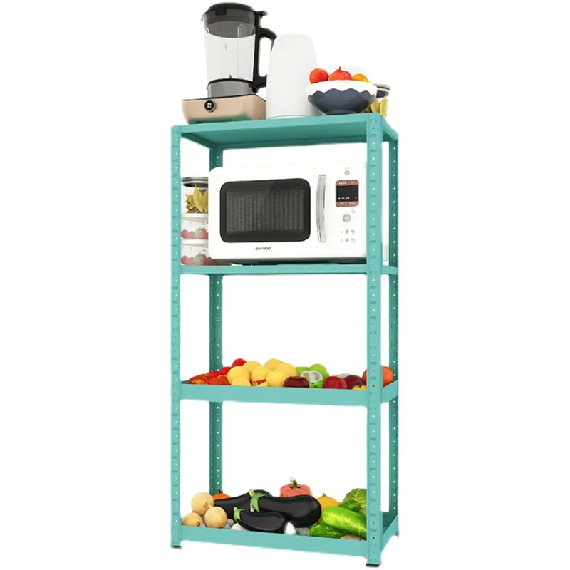 TLL Floor-Standing Multi-Layer Microwave Oven Vegetable Basket Storage Rack