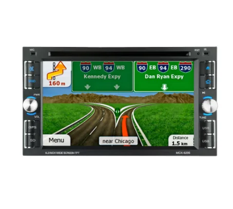 Produsen profesional pemutar Dvd mobil sistem Android 2 Din Radio mobil 6.2 inci layar sentuh pemutar musik Mp5 untuk mobil