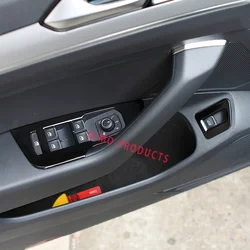 Fiber Abs Car Window Control Panel Trims For VW Passat B8 Variant  2015 2016 2017 2018 2019 2020 2021 2022 2023 2024 Decoration