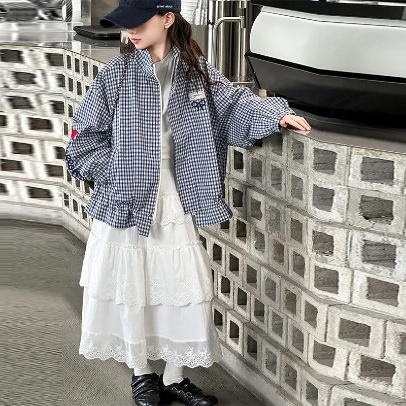 

Sanrio пальто для девочек Hello Kitty Kawaii аниме модный весенне-осенний кардиган с воротником-стойкой топы куртка детская одежда новая