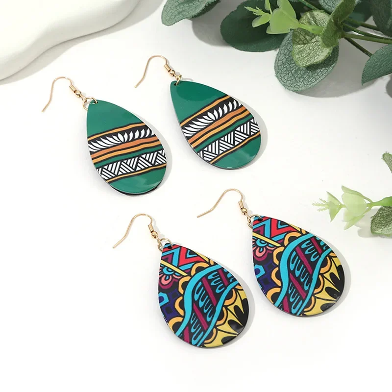 

Vintage Charms Pendant Earrings Ethnic Style Polynesia Hawaiian Trendy Earrings for Women Girls Party Wedding Vacation Gift