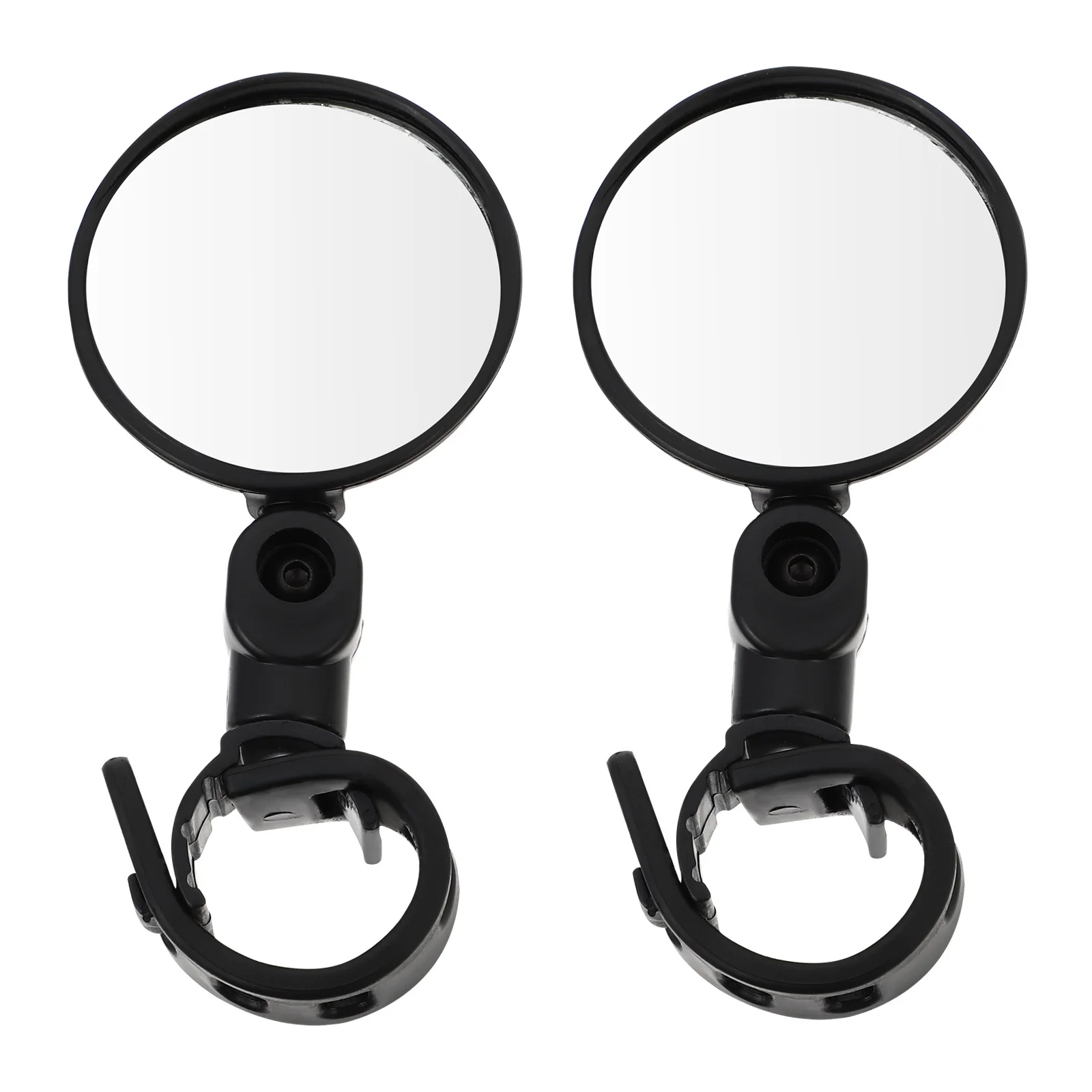 

2Pcs Bike Mirror Rearview Clear Safety Handlebar Cycling Rear View Mirror Mountain Mountain Bike Handlebar Accessory