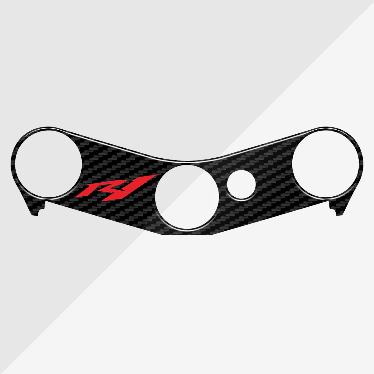 3D Resin Motorcycle Carbon Fiber Stickers Top Triple Clamp Yoke Case for YAMAHA YZF-R1 R1 2002 2003 2004 2005 2006