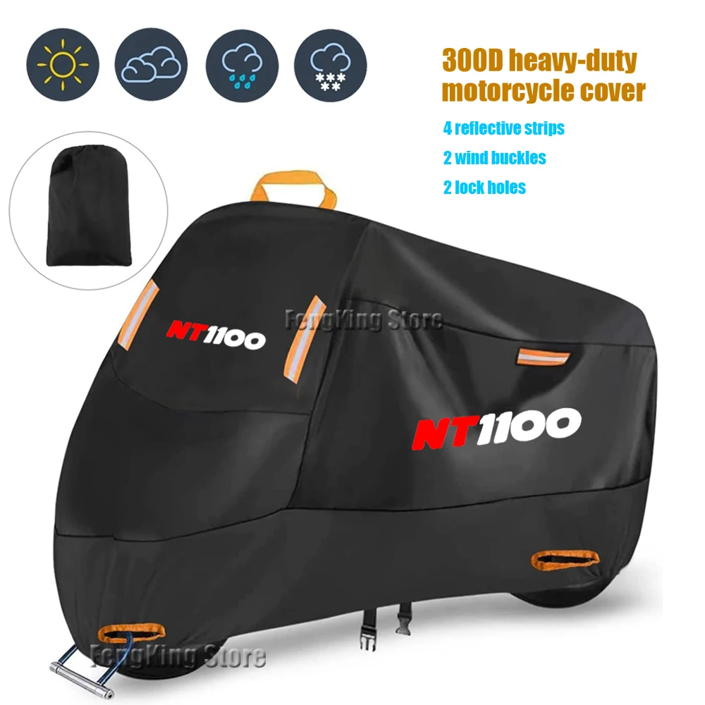 Motorcycle Cover UV Protection Dustproof Snowproof Motorcycle Waterproof Cover For Honda NT1100 CB1100X NT 1100 CB 1100 X