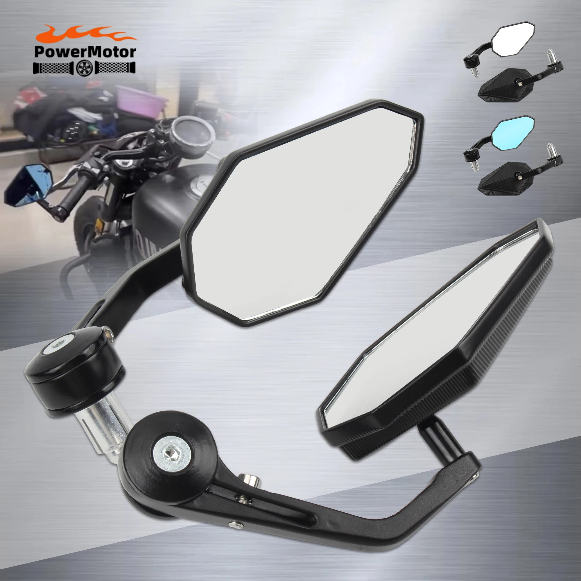 

Universal Motorcycle Rearview Mirror 22MM Handlebar Mirror Modified Rear Mirror Motorbike Parts For HONDA PCX 125 150 160