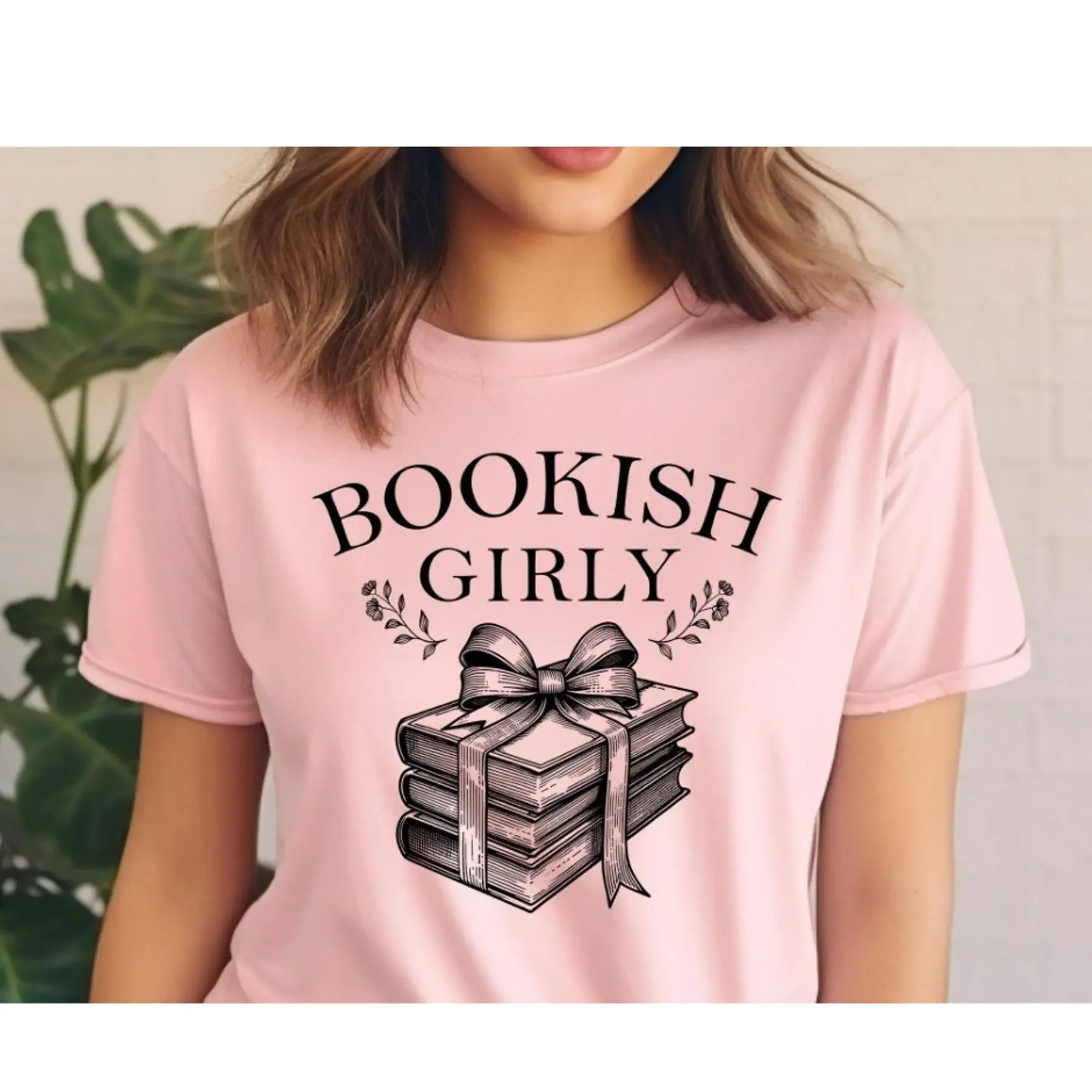 Comfort Colors T Shirt Bookish Girly Reader Coquette Bow Shirtn Trendy Booktok Bookstagram Super Soft Oversized Boxy 185