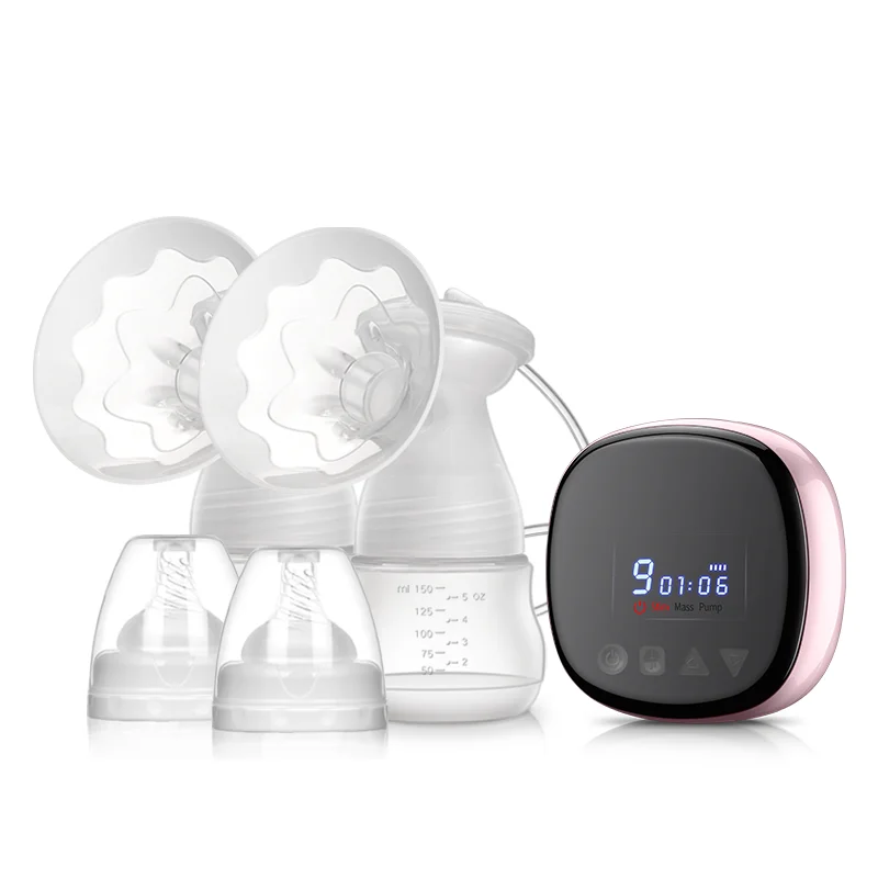 ZIMEITU Double Electric Breast Pump Electric Breast Pump With Baby Milk Bottle Unilateral And Bilateral Silicone Breast Pump