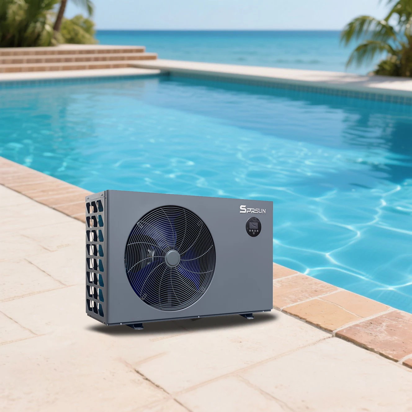 Small Pool Swimming Pool Heater 10kW/12kW/14kW/16kW R32 Inverter Heat Pump