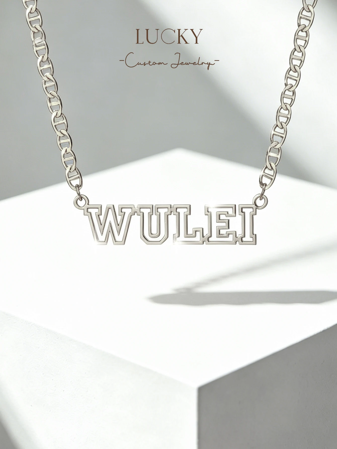 1 colar personalizado com nome - Personalized Name Box avaliação e preço