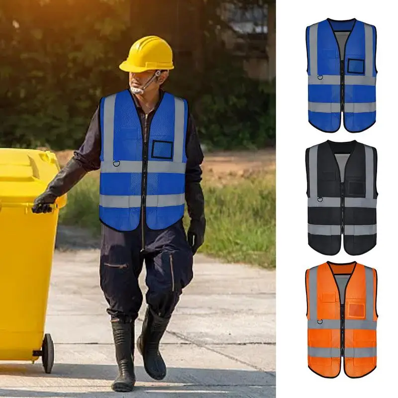 Cooling Vest With Ice Packs Reflective Safety Clothing Cooling Vests Physical Cooling Air Conditioning Vest With Pockets For