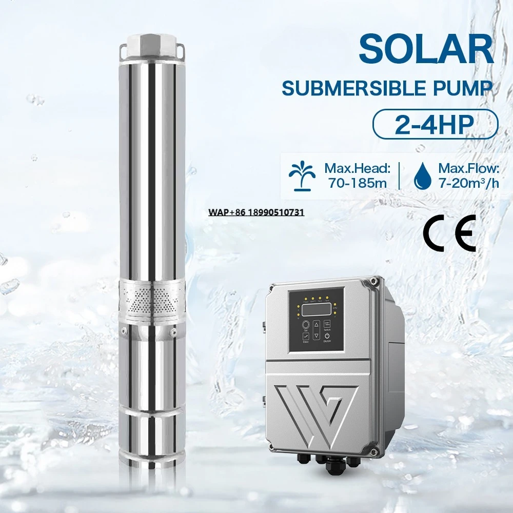

LOCAL STOCK High-Efficiency DC Automatic Agricultural Irrigation Solar Submersible Well Water Pumps
