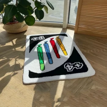 VIKAMA Reverse Card Carpet Game Carpet Soft Doormat Bathroom Non-slip Carpet Living Room Bedroom Bedside Floor Mat