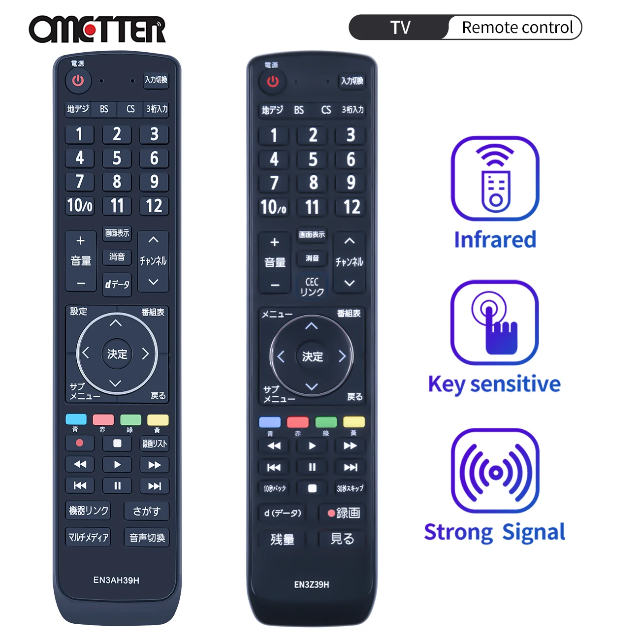 New Original EN3Z39H EN3AH39H For Hisense LCD LED Smart  TV Remote Control Japanese