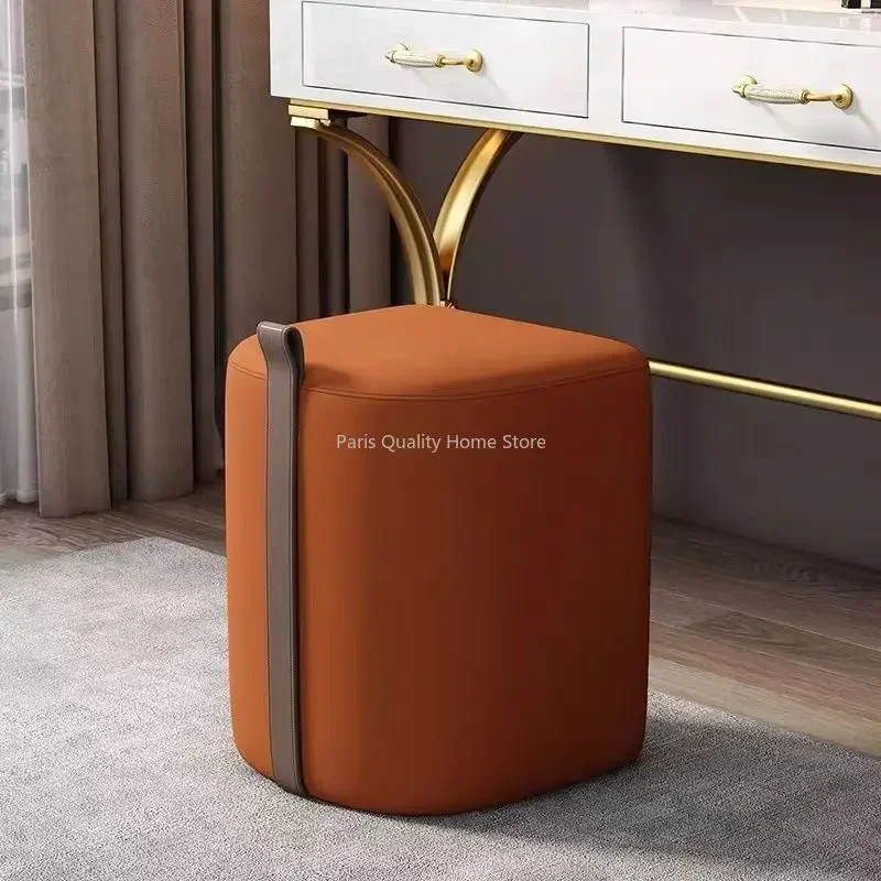 

High-grade Nordic Small Square Stool Makeup Dresser Chair Women's Bedroom Makeup Chair Light Luxury Dressing Stool