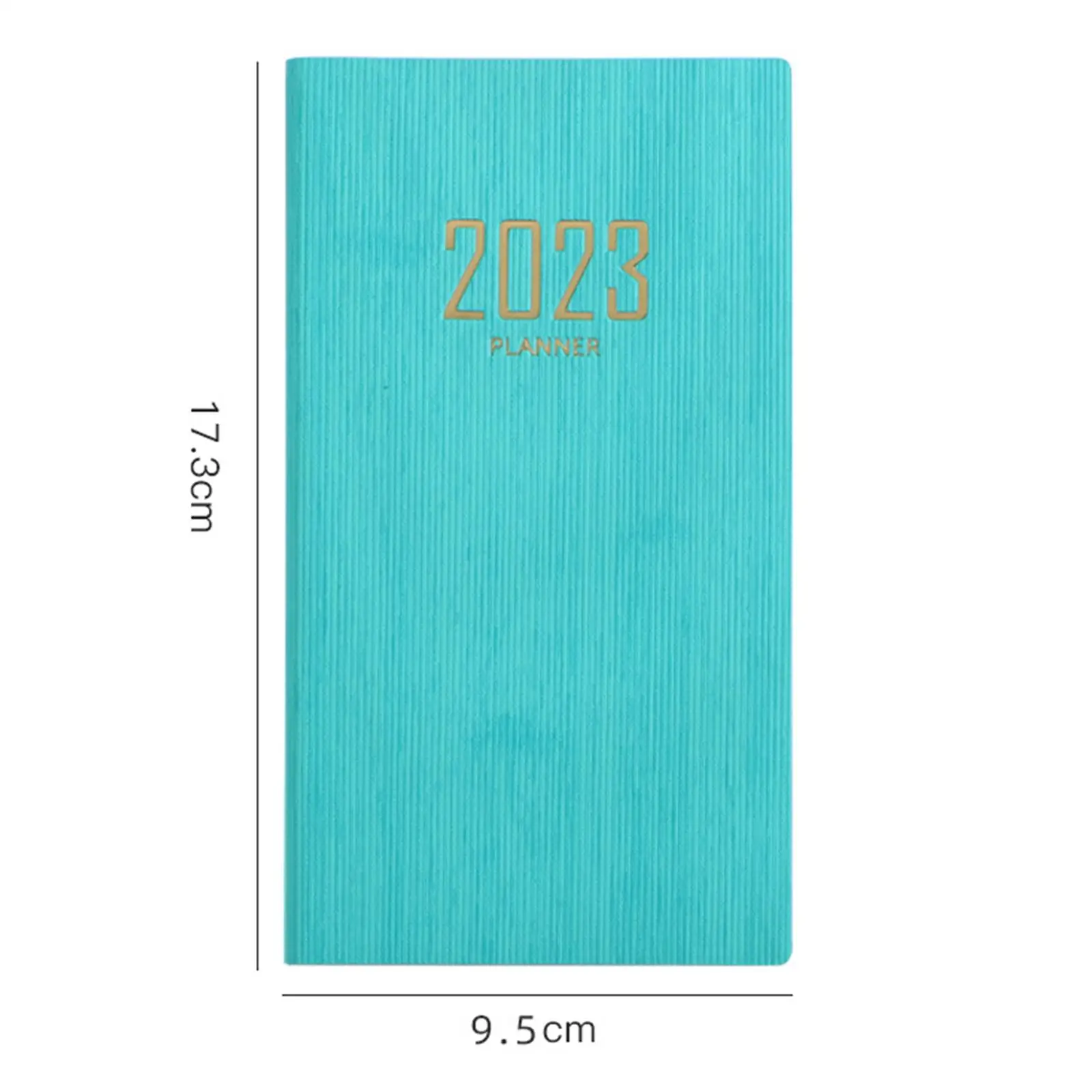 Recording Weekly Notebook Planner Leather Cover Appointment A6 Thick Paper Calendar Daily Account Schedule for Home
