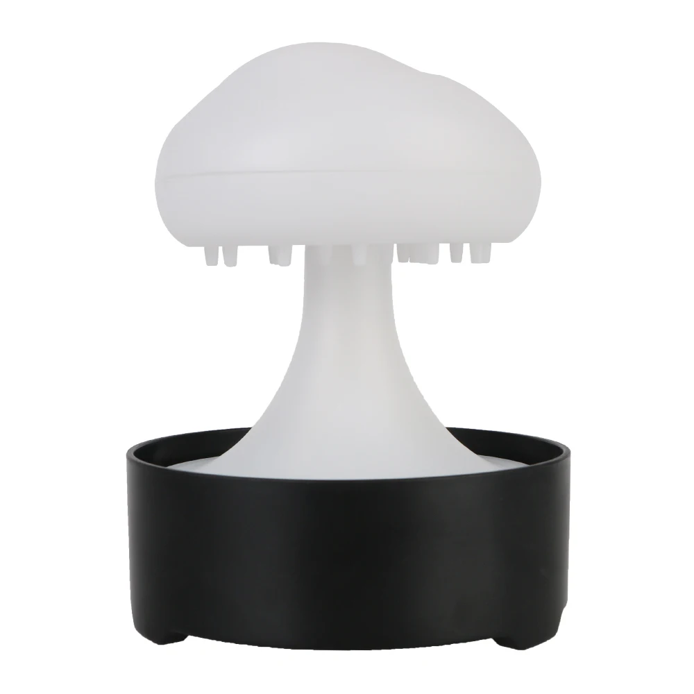 Ultra Quiet Mushroom Lamp Portable Warm White Lights For Home Bedroom Electric Rain Cloud Night Light Fountain Light