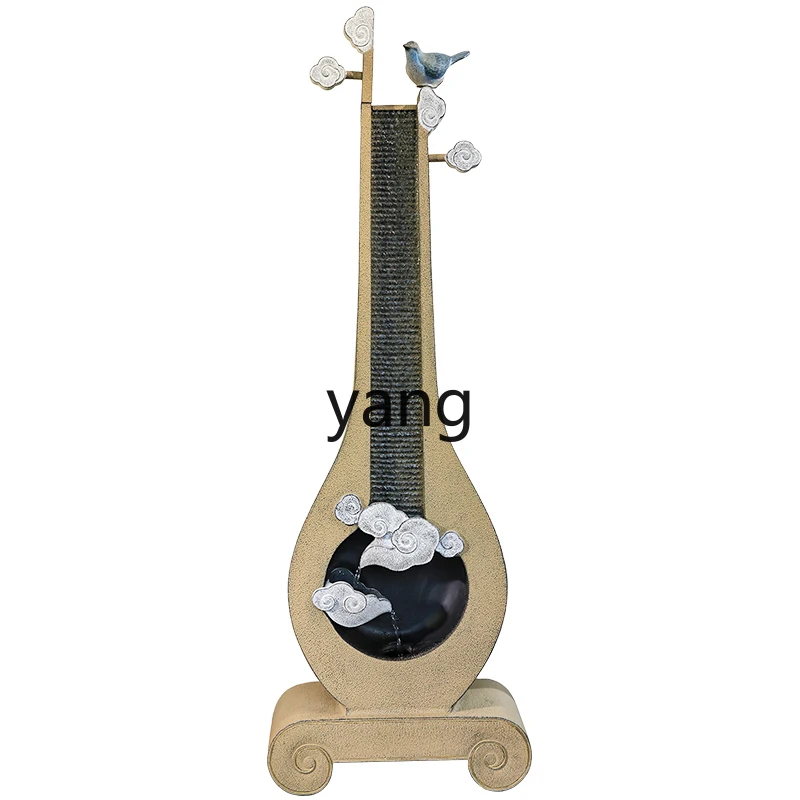 

LTT Indoor New Chinese Style Floor Water Flowing Ornament Decoration for Living Room TV Cabinet Side Decoration