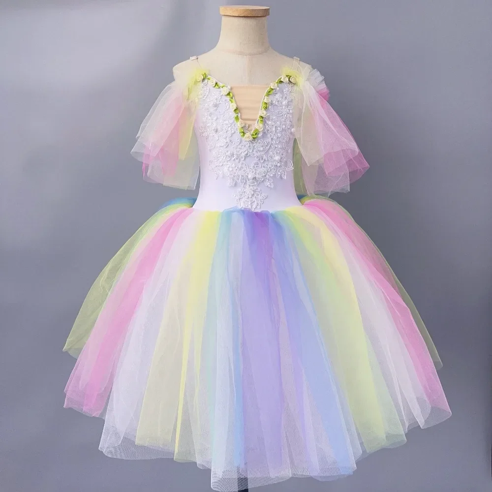 

Leotards for Girls Dress Ballet Tutu Dance Wear Children Clothing Kids Clothes Party Princess Fashion Stage Costumes Performance