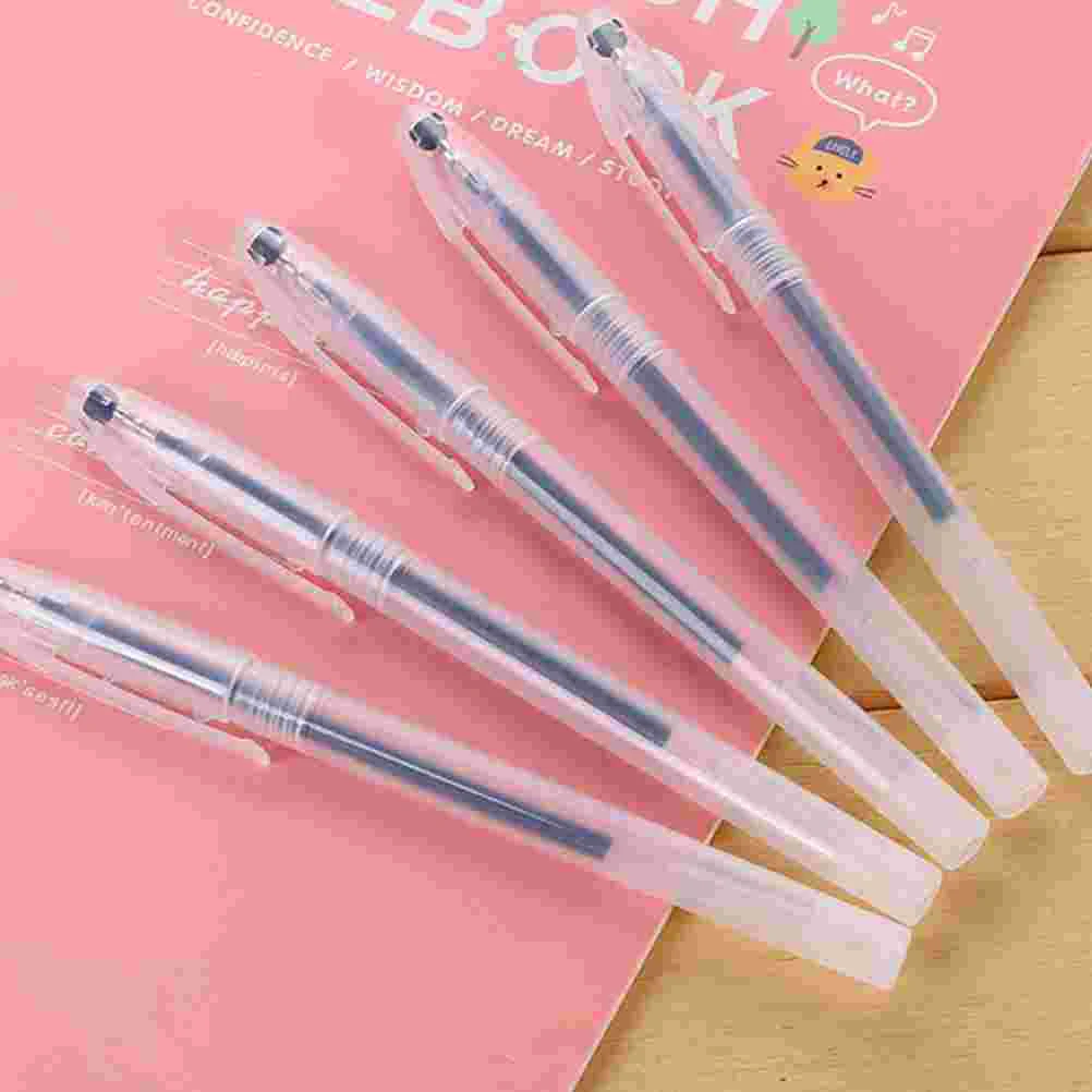 100 pièces stylo vide coquilles support crayon papeterie école étui Tubes d'encre cadeau supports transparents conception ergonomique