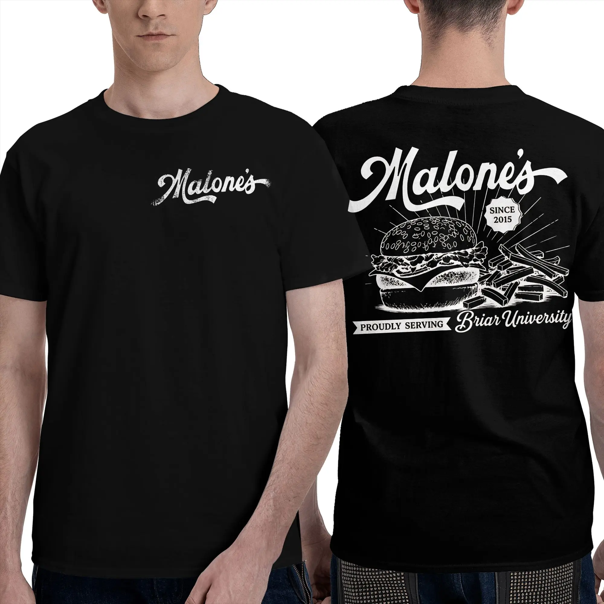 Streetwear T Shirt 2026 New Campus Malones Restaurant Hockey Romance 100 Cotton T Shirts Y2K Classic Print Short Sleeve Clothes