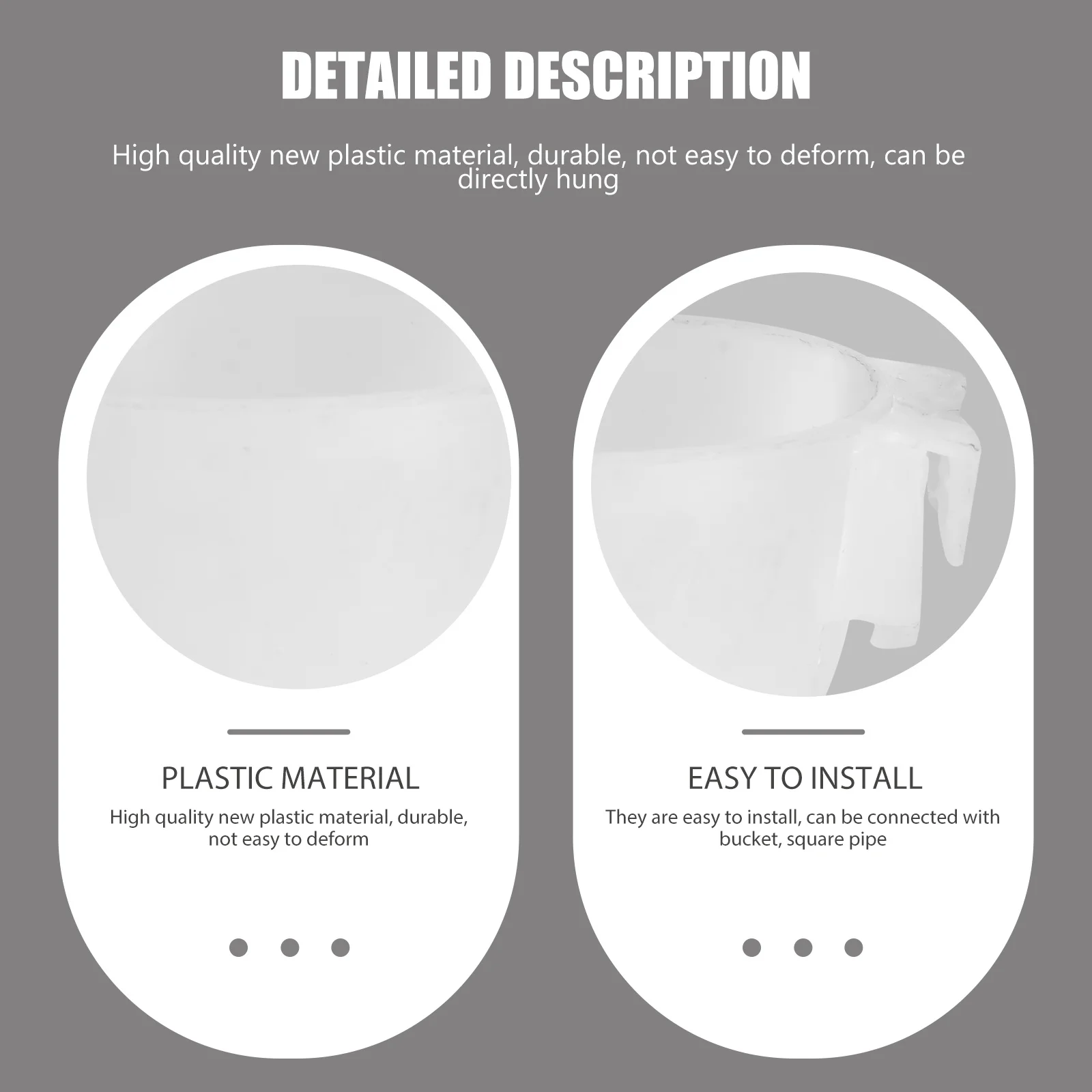 

20Pcs Pigeon Cage Bowl Durable Plastic Bird Waterer Feeding Cup Daily Use Pigeon Cage Bowl Bird Waterer Poultry Water Dispenser