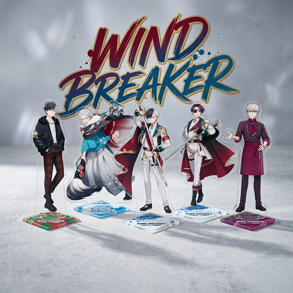 WIND BREAKER The Eminence in Shadow 15CM Double Sided Acrylic Stand Keychain 2026 New Anime Stand Sakura Desk Decor Fanns Gift