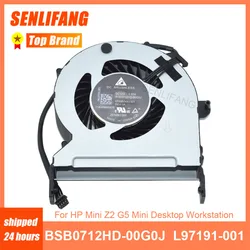 New GPU Fan L97191-001 For HP Z2 Mini G5 Mini Desktop Workstation Cooler BSB0712HD-00G0J 6033B0082301 DC12V 0.85A 4Lines