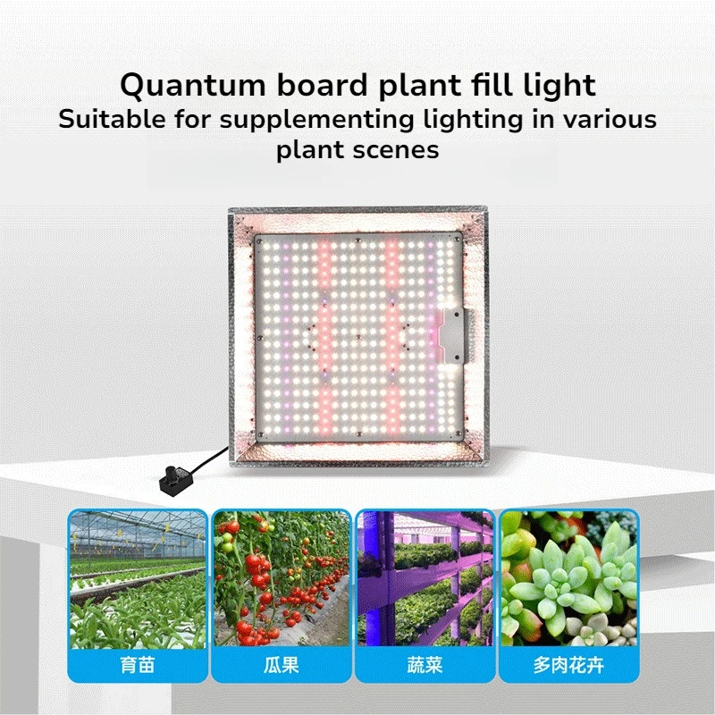 Dimmable LED Plant Grow Light 100W, Adjustable Brightness Supplement Lighting for Indoor Flowers and Vegetables