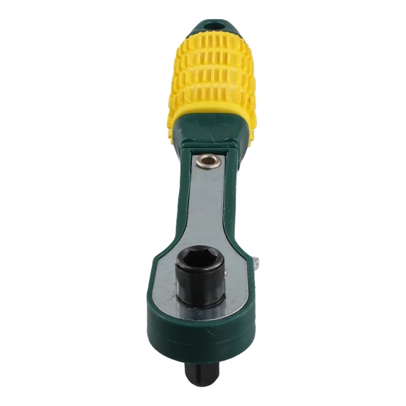 

Mini 1/4 Head Screwdriver Pole 6.35Mm Inner Hexagon Ratchet Socket Wrench With Dual-Head Home Tool Accessory